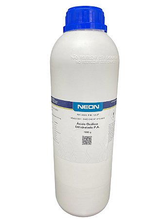 Ácido Oxálico Cristal (2H2O) PA ACS 1KG - NEON