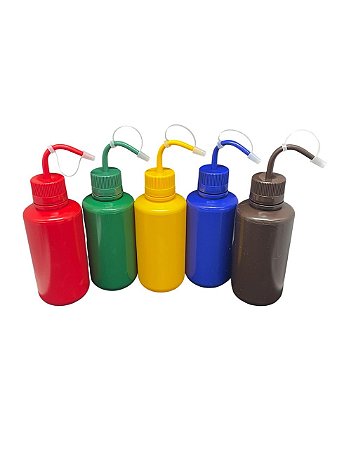 Frasco Lavador (Pisseta) Colorida em PE 500ML - NALGON