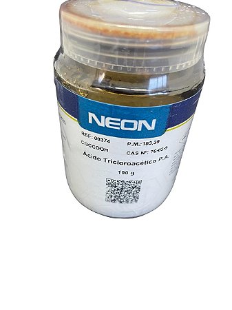 Ácido Tricloroacético PA 100G - NEON