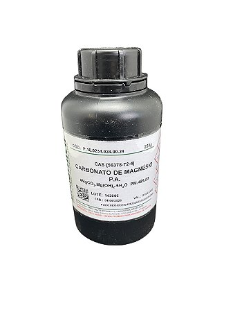 Carbonato de Magnésio PA 250G - DINÂMICA