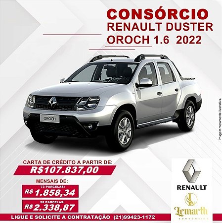 RENAULT DUSTER OROCH 1.6 2022 0KM