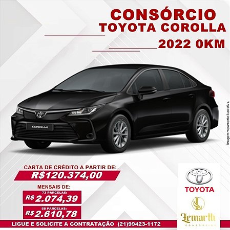 TAYOTA COROLLA  - 2022 0KM