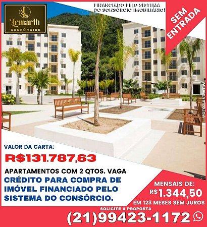 CONSÓRCIO DE IMÓVEIS - APARTAMENTO EM RIO DE JANEIRO - RJ R$131.787,14