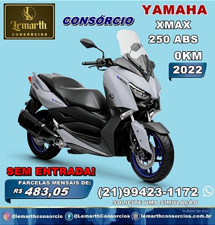 MOTO YAMAHHA XMAX 250 ABS - 2022 0KM