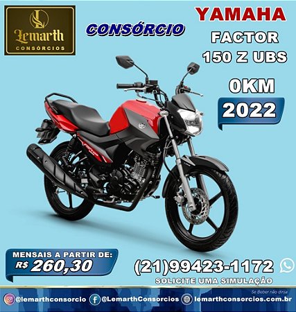 MOTO YAMAHA FACTOR 150 Z UBS 2022 0KM
