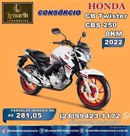MOTO HONDA CB TWISTER 250 CBS 2022 0KM
