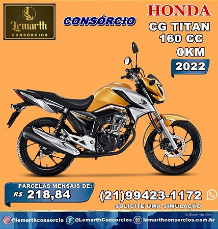 MOTO HONDA CG TITAN 160 CC 2022 0KM