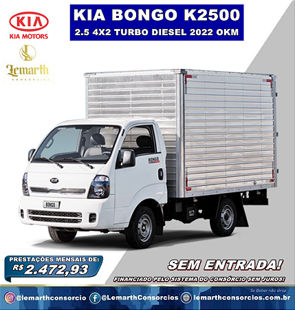 KIA BONGO K2500 2.5 4X2 TURBO DIESEL  2022 OKM