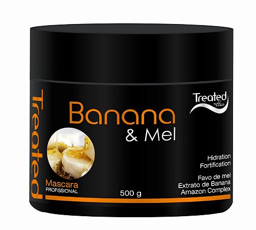 Mascara Capilar Banana e Mel 500 g