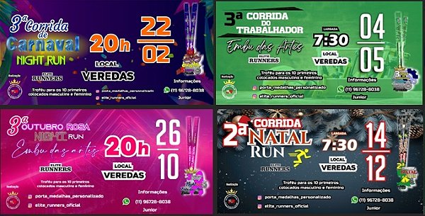 Combo de Corridas Mandala - Elite Runners