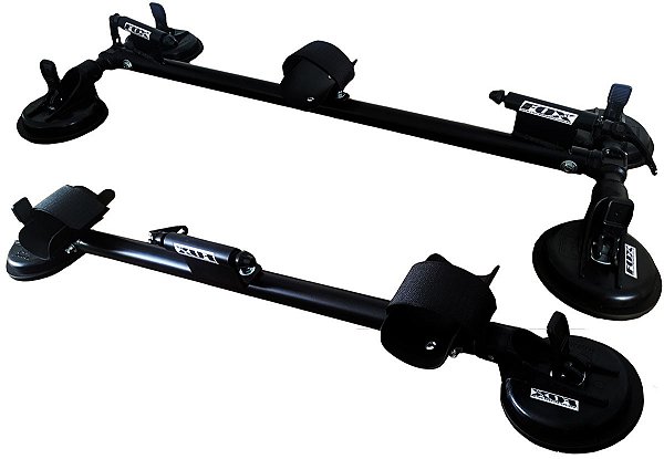 Rack Transbike de Teto 3 bicicletas com 6 Ventosas Fox