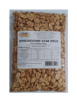 Amendoim Sem Pele 500g