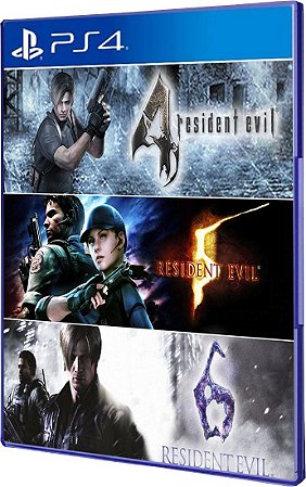 Pacote Triplo Resident Evil PS4 Digital