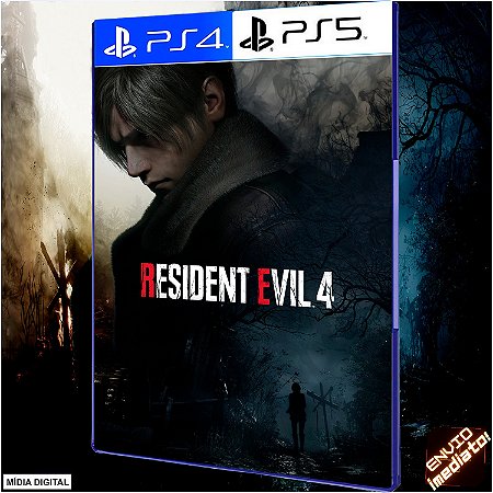 Jogo Resident Evil 4 Remake Standard Edition PS4 Mídia Física