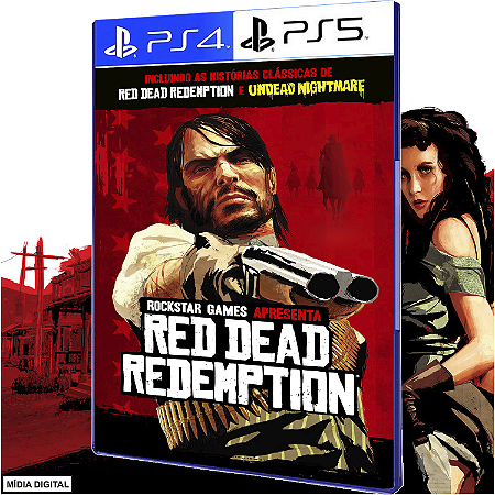 Red Dead Redemption PS4/PS5 Digital - SaveGames - Games Digitais Para o seu  console