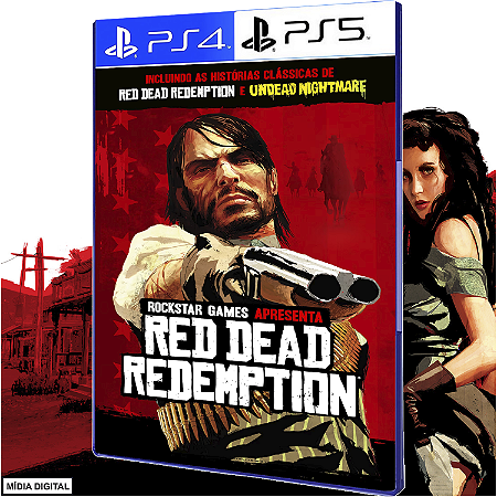 Red Dead Redemption PS4/PS5 Digital - SaveGames - Games Digitais