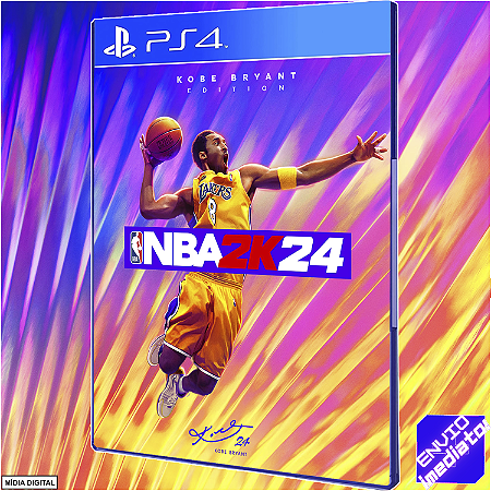 NBA 2K24 Edição Kobe Bryant PS4 Digital