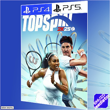 TopSpin 2K25 Edição Cross-Gen PS4/PS5 Digital
