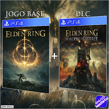 Elden Ring (Jogo Base) + Shadow of the Erdtree (DLC) PS4 Digital