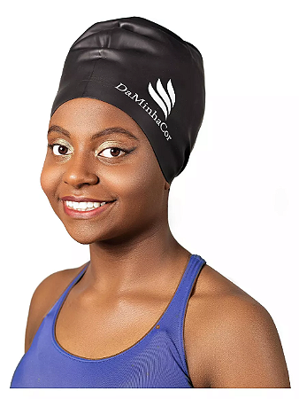 Touca de Natacao DaMinhaCor para Cabelos Afro Volumosos. - ADULTO