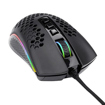 Mouse Gamer Storm Elite RGB 8 Botões 16000 DPI Ultra Leve M988-RGB Redragon