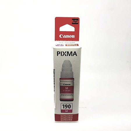 Refil de tinta Canon GI-190 Magenta para G1100 2100 3100