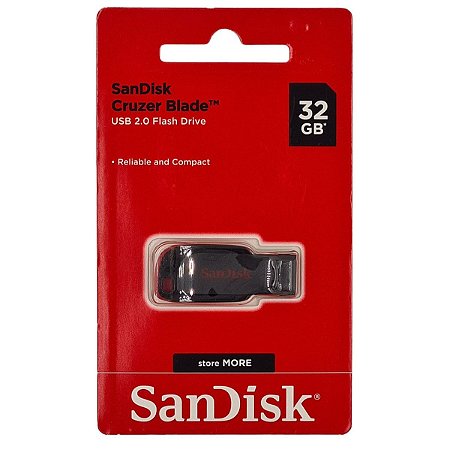 Pen Drive Cruzer Blade 32GB USB 2.0 B35 Sandisk