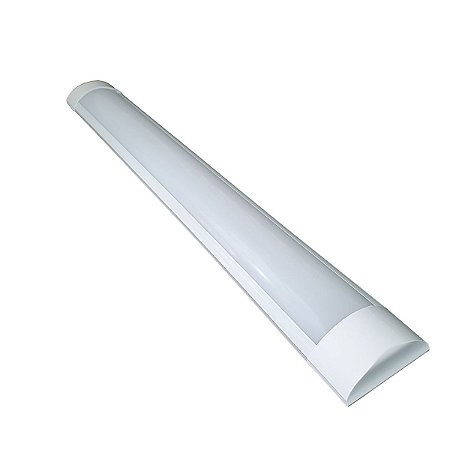 Luminaria Sobrepor LED Tubular 120cm Branco Frio de 36W DL-124