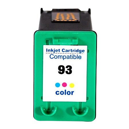 Cartucho 93 C9362WL Colorido 18ml compatível para HP C3100 C3180 1500 3500