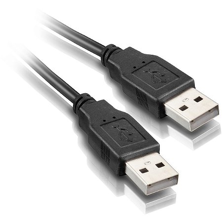Cabo USB 2.0 AM x AM 1,80m para Transferência de Dados Elgin