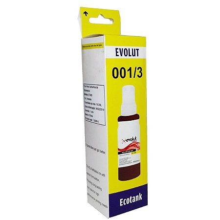 Refil de tinta T664420 Amarelo para ecotank L375 L395 L1300