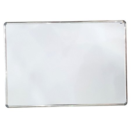 Quadro Branco Moldura De Aluminio Lousa Escolar 120x90Cm
