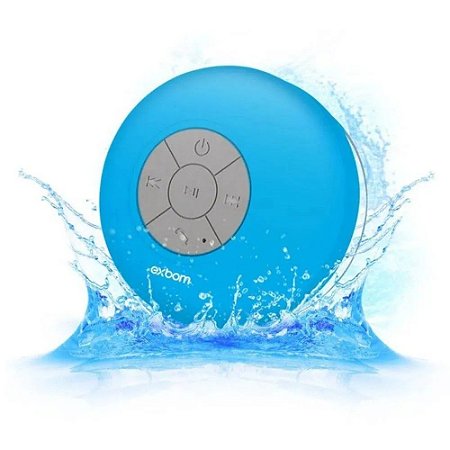 Caixa de Som Banheiro Prova D Água Bluetooth Android E IOS CS-A6BT Exbom