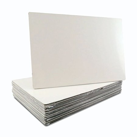 Placa A4 (28x19 cm) mdf 3 mm resinado para sublimação