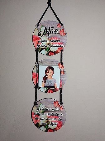 KIT Trio de quadros 15 cm de diâmetro