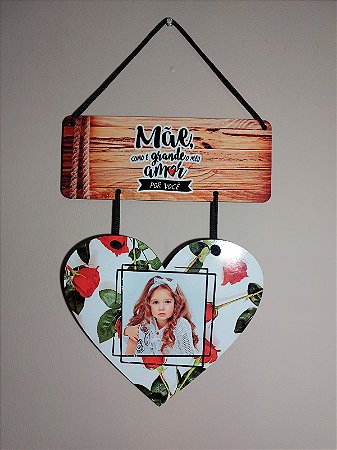 Kit Placa e Coração