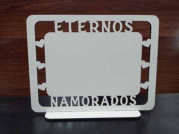 Porta Retrato Eternos Namorados  em mdf