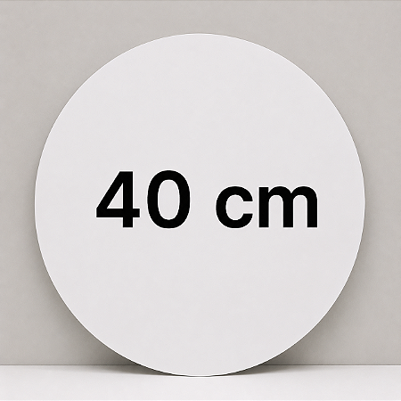 Disco de 40 cm de diametro resinado ara sublimação