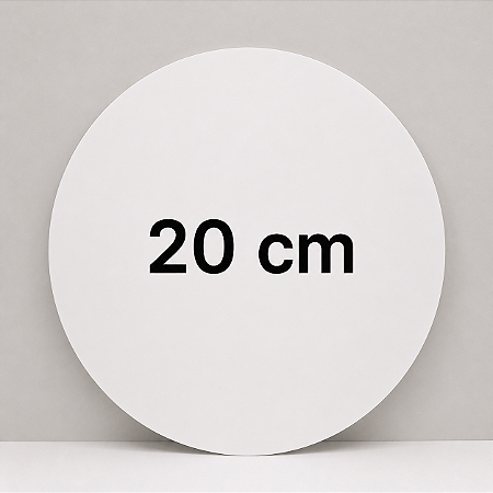 Disco de 20 cm de diametro resinado ara sublimação