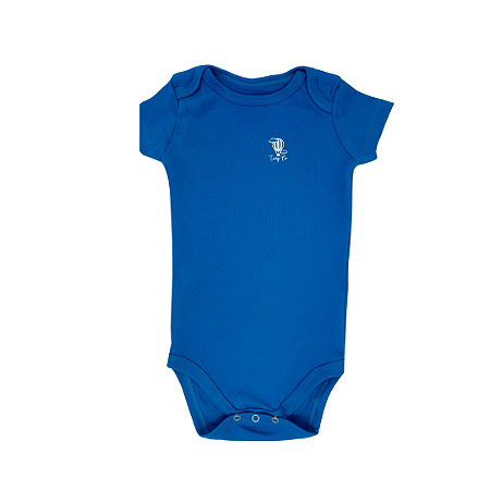 Body Bebe - Manga Curta - Azul