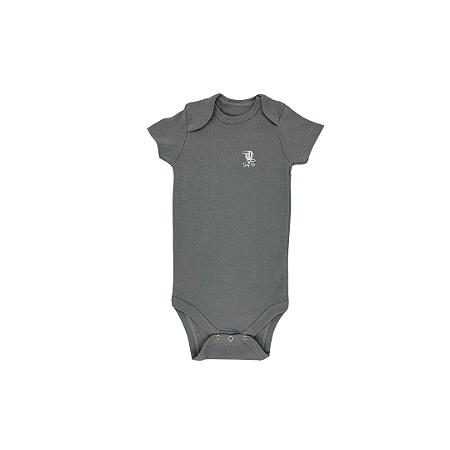 Body Bebe - Manga Curta - Cinza escuro