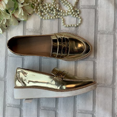 Mocassin em couro