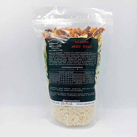 RISOTO ALHO PORÓ