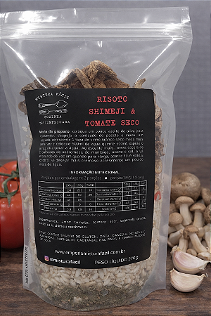 RISOTO SHIMEJI & TOMATE SECO