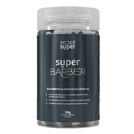 Super Barber - Fórmula Poderosa para uma Barba Volumosa e Cabelos Saudáveis! 🧔🌟