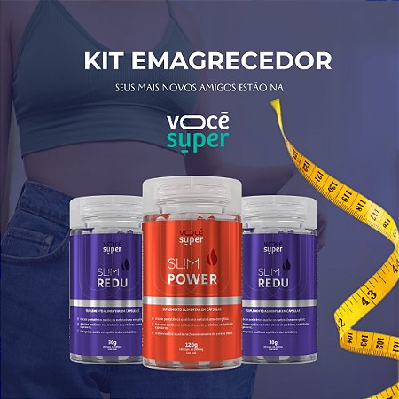 Kit Emagrecedor, Transforme Seu Corpo, Diga Adeus à Gordura Localizada e Alcance Seus Objetivos de Peso com Slim Power e Slim Redu