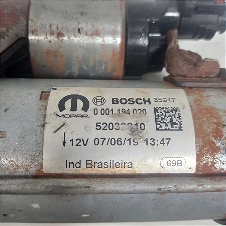Motor Partida Fiat Uno Mobi Argo 001194020