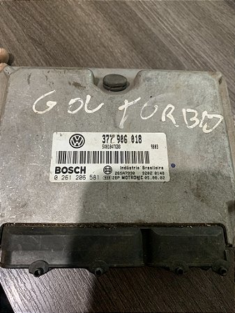 Modulo Injecao 0261206581 Bosch 377906018 Gol 1.0 16v Turbo