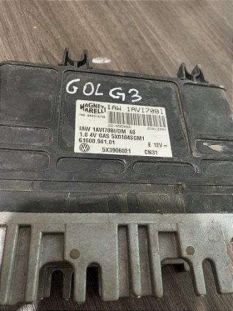 Modulo Injeção Vw Gol 1.0 5X3906021