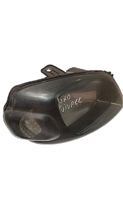 Farol Uno Vivace 2011 A 2016 Mascara Negra Direito Original